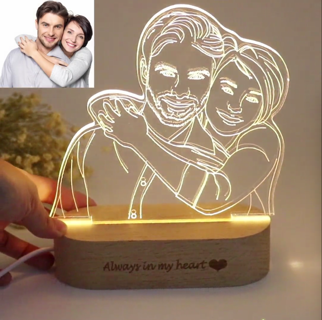 Custom Photo 3D Lamp