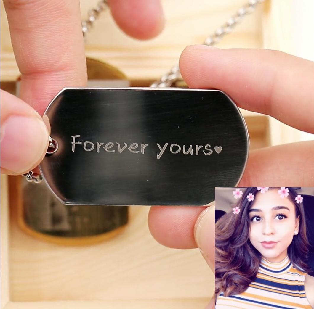 Personalized Photo Titanium Steel