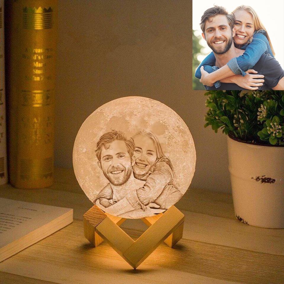 CUSTOM PHOTO MOON LAMP