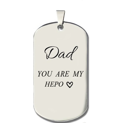 Personalized Picture Titanium steel  Necklace