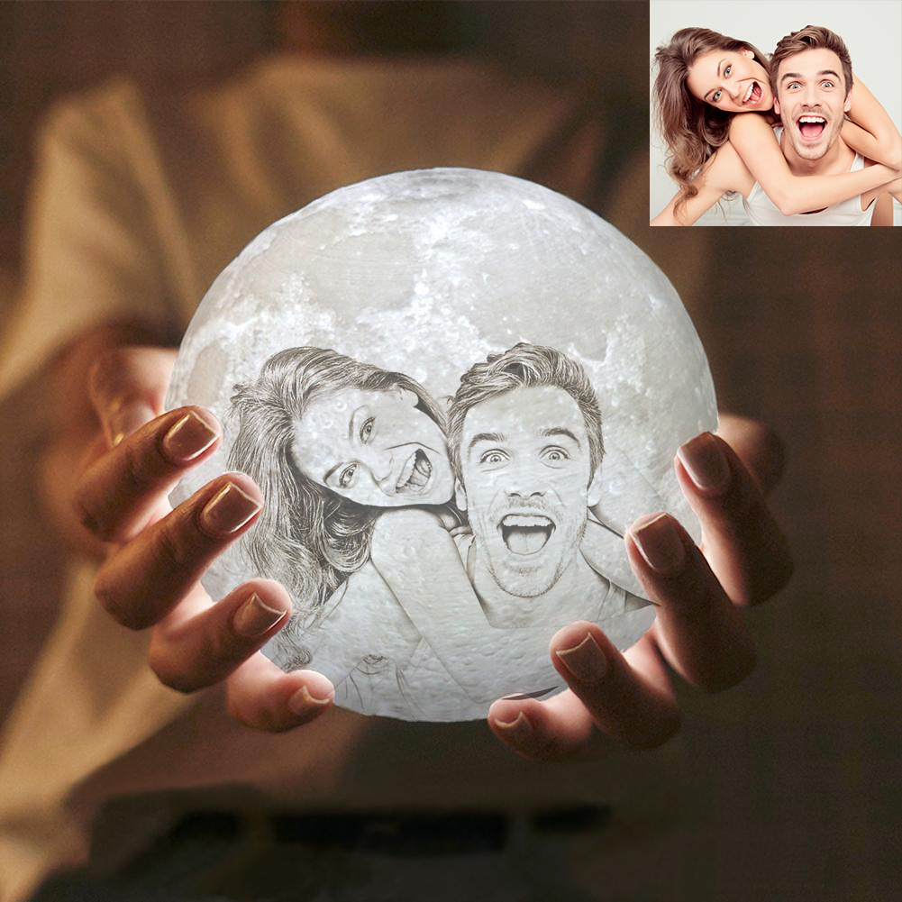 CUSTOM PHOTO MOON LAMP